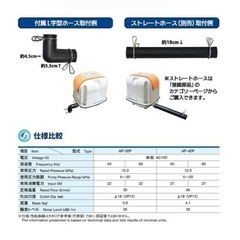 安永 エアーポンプ AP-40P 調節分岐管付の画像