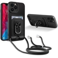 iPhone XS MAX 用スマホケース　ショルダーストラップ付きの画像
