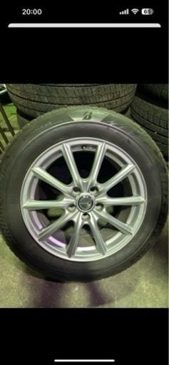 アルファード　ブリヂストン　スタッドレス　トヨタ　レクサス　225/60R17 トヨタ純正ホイール20個付き