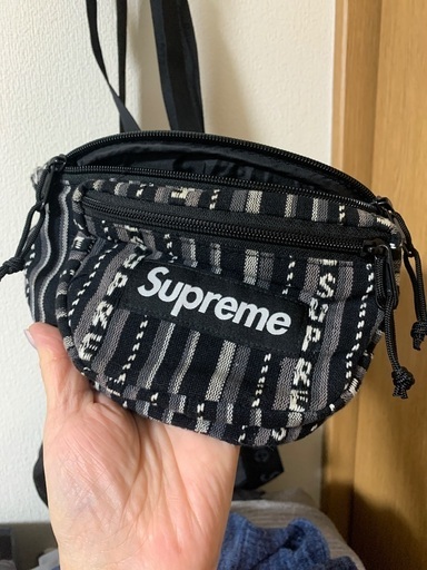 Supreme 20SS Woven Stripe Waist Bag 【公式通販】