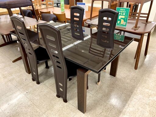 CALLIGARIS(カリガリス)エクステンションダイニング5点セット