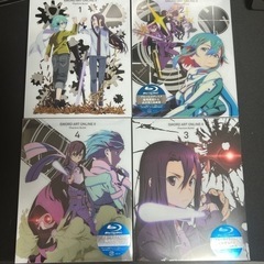 ソードアート オンライン ブルーレイ 1巻〜4巻の画像