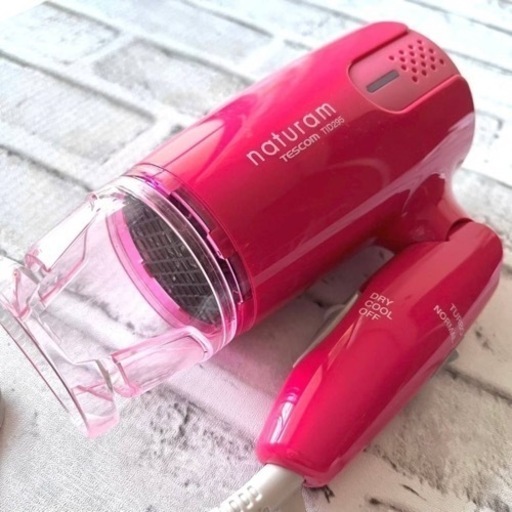 【美品】tescom マイナスイオンヘアードライヤー TID295 ピンク