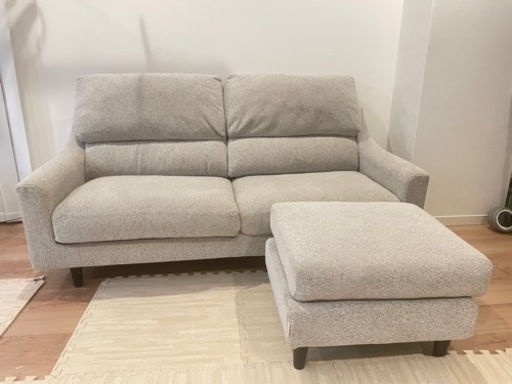 大川家具　ソファ　2.5人掛け　モントレー　オットマン