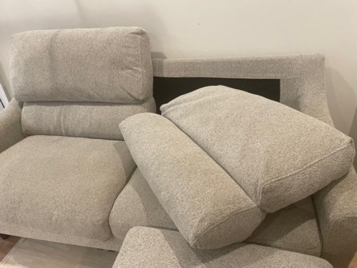 大川家具　ソファ　2.5人掛け　モントレー　オットマン