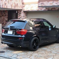 検査7年5月X3 xDrive 35i Mスポーツ REMUSマフラー/20インチAW/ネバダブラックレザー/HDDナビ/地デジ/トップビューカメラ/シートヒーター/ETCの画像