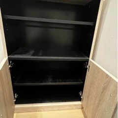 【売却者確定】オーク柄の食器棚　カップボードの画像