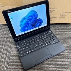 FUJITSU Windows11 Pro Arrows Tab FARQ18004 Atom x7-Z8750 4GB SSD128GB 10.1インチ Webカメラ有り タッチパネルの画像