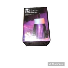 電撃殺虫器 蚊取り 電気蚊取り器 USB充電式 吊り下げ (グレー)の画像