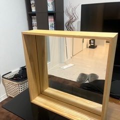 夜取りに来れる方限定　壁掛け鏡　美品