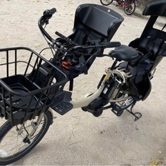 売り切れ)2022 YAMAHA電動自転車 前後こども乗せ 大容量15.4Ah ママチャリ