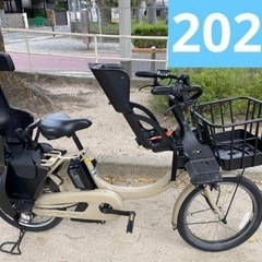 売り切れ)2022 YAMAHA電動自転車 前後こども乗せ 大容量15.4Ah ママチャリ