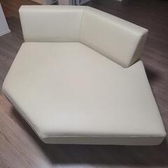 【マルイチ】カウチソファ　ベージュの画像