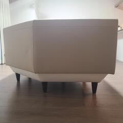 【マルイチ】カウチソファ　ベージュの画像