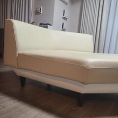 【マルイチ】カウチソファ　ベージュの画像