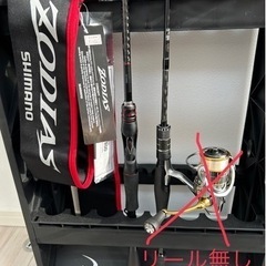 バス釣りセット 釣竿  スピニング、ベイト ロッド