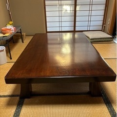 【廃棄処分済み】木製ローテーブル　¥500,000購入