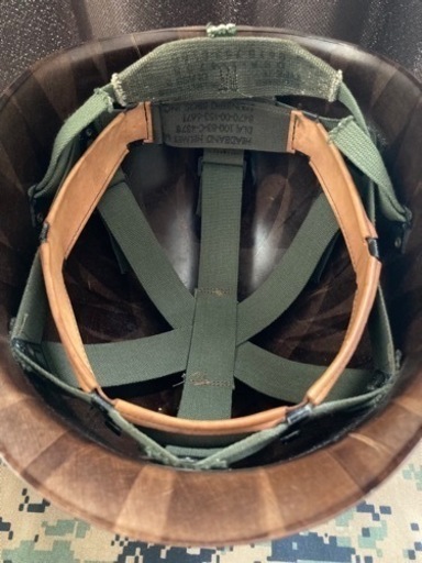 ナム戦　米軍　M1/2 ヘルメット　実物