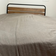 値下げにも応じます！ダブルベットフレーム＋Nスリープマットレスの画像