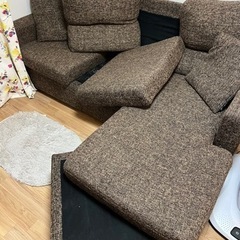 3人掛けソファー　大人2人で一緒にゴロゴロも余裕の画像