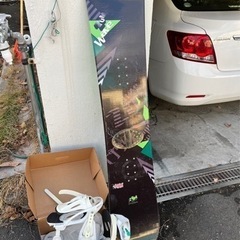 【商談中】スノーボード ビンディング付きの画像