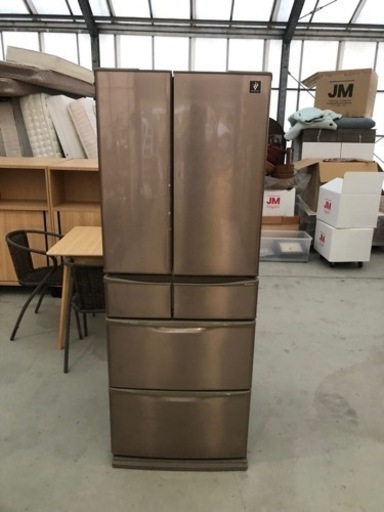 2014年製 SHARP 440L 6ドア冷蔵庫 SJ-XF44Y-T