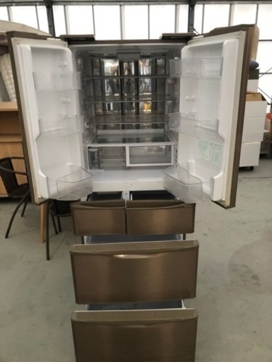 2014年製 SHARP 440L 6ドア冷蔵庫 SJ-XF44Y-T