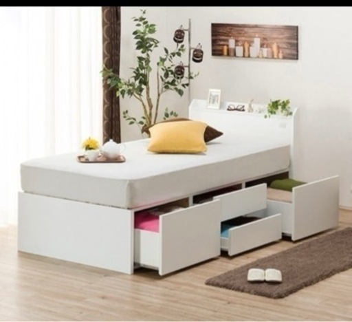 【ニトリ】ベッドフレーム、マットレスセット