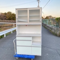 💁‍♀️☘️大阪市から阪南市まで配達設置無料💁‍♀️日本製美品食器棚🍀