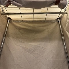 メタルラック ハンガーラック　カバー付き ①の画像