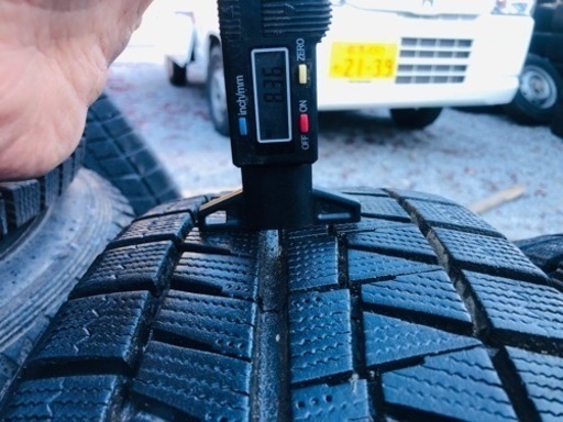 冬タイヤ 195/65R15 深溝ブリザック付アルミ 4本組