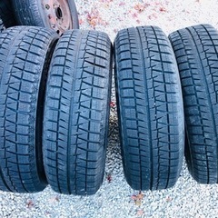 冬タイヤ 185/65R15 ブリヂストン製スタッドレス プリウス等用アルミ4本組の画像