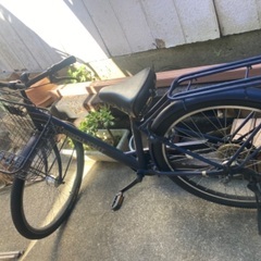 自転車　ネイビー