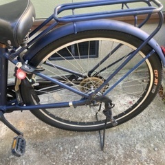 自転車　ネイビーの画像