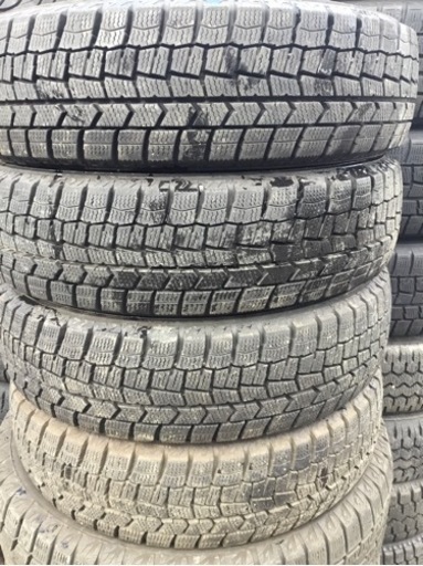 バリ溝 155/65R14 ダンロップ スタッドレスタイヤ 4本セット