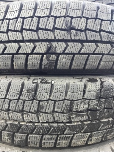 バリ溝 155/65R14 ダンロップ スタッドレスタイヤ 4本セット