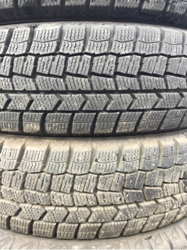 バリ溝 155/65R14 ダンロップ スタッドレスタイヤ 4本セット