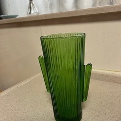 サボテン　グラス　インテリア雑貨