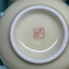 九谷焼き急須湯呑みセットの画像