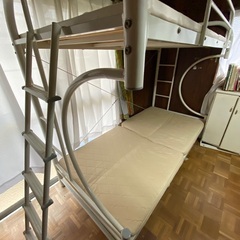 【受付締切 12月18日‼︎】下段はソファにもなる2段ベッド［解体済］の画像