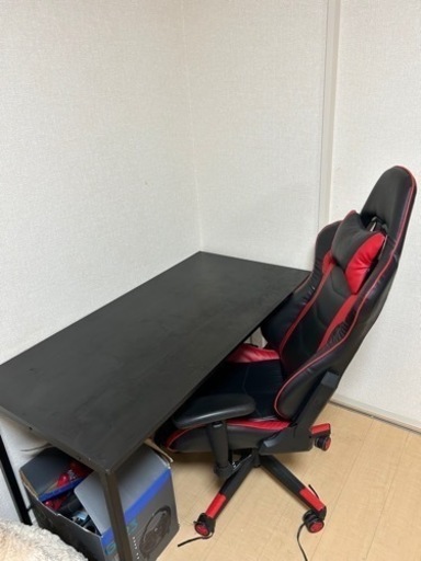 ゲームデスクワークデスク＋ゲーミングチェアセット