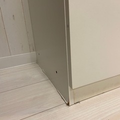 ニトリ レンジ台(変色・剥がれあり)の画像