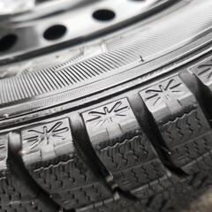 商談中が成立しました🙆広島　軽自動車用　スタッドレスタイヤ　ホイール付き　4本　155 65 14 バリ山の画像