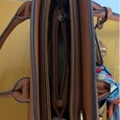 【美品】ハンドバック　茶色の画像