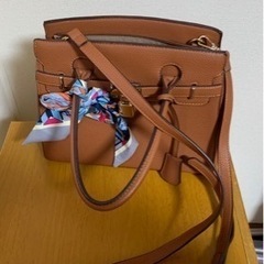 【美品】ハンドバック　茶色の画像