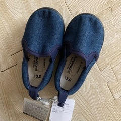 【新品・未使用】Ampersand デニムスリッポン スニーカー