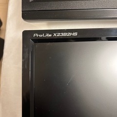 売約済iiyamaモニター2枚セット　モニタのみ、電源ケーブル、...