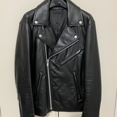 【値下げ】UNIQLO ライダースジャケット　ブラック　革ジャン