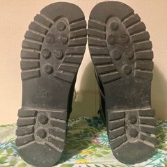 ブーツ黒　26.5 チェルシーブーツ　マーチン風の画像