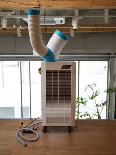 SAC-2500R 排熱ダクト付き 首振り無し スポットクーラー 単相 100V サーマルプロテクター付 SAC2500R